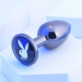 Playboy Pleasure Tux Small Metal Butt Plug 7.4 cm Size > Anal Range > Jewel Butt Plugs
